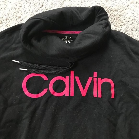 Calvin Klein women’s small black cowl neck sweatshirt - Picture 3 of 6